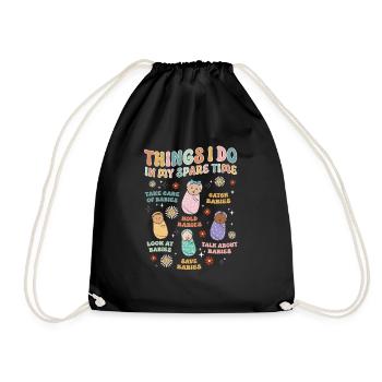 Nurse Baby Maternity Nurse - Drawstring Bag - black - Front