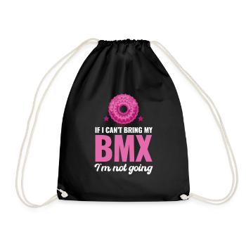 Si je ne peux pas apporter mon bmx, j’irai - Sac de sport léger - noir - Devant