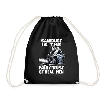 T-shirt amusant de bûcheron pour les forestiers - Sac de sport léger - noir - Devant