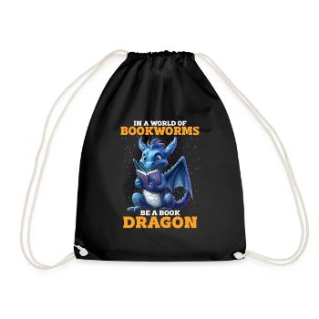 Dragons et livres Dragon Lover Bookish - Sac de sport léger - noir - Devant