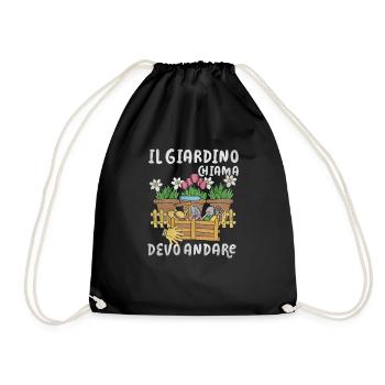 Il Giardino Chiama - Turnbeutel - Schwarz - Vorne