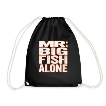 MR BIG FISH ALONE - Sac de sport léger - noir - Devant