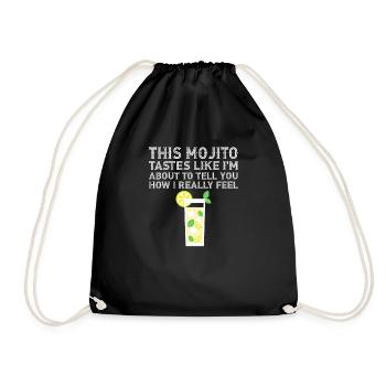 Ce mojito a le goût d’un drôle de jeu de mots sur l’alcool à la tequila - Sac de sport léger - noir - Devant