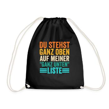 Work Colleague Office Humor Work Funny Sayings - Drawstring Bag - black - Front