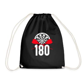 Fléchettes Jeu de fléchettes drôle Fléchettes 180 Joueurs de fléchettes - Sac de sport léger - noir - Devant