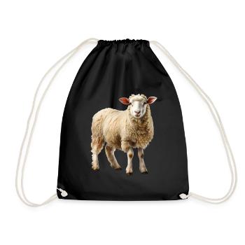 Le mouton est un défenseur du paysage - Sac de sport léger - noir - Devant