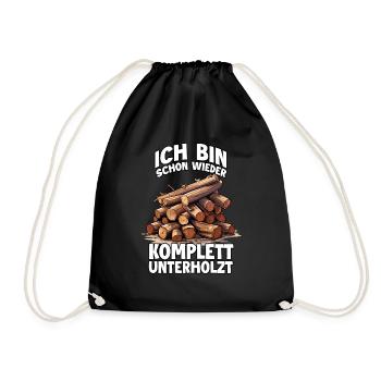 Drôle de bûcheron T pour les forestiers et les forestiers - Sac de sport léger - noir - Devant