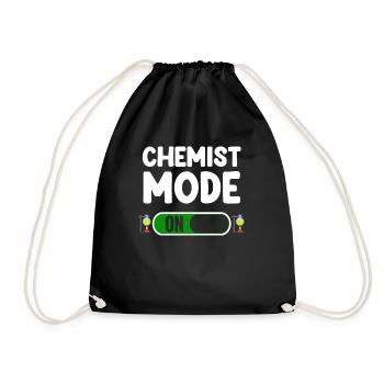 Mode chimiste pour une physique des particules amusante - Sac de sport léger - noir - Devant
