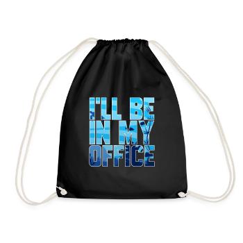 Marine Biology Ocean Marine Biologist - Drawstring Bag - black - Front