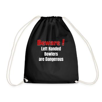 Je deviens ambidextre avec mes quilles gauches - Sac de sport léger - noir - Devant