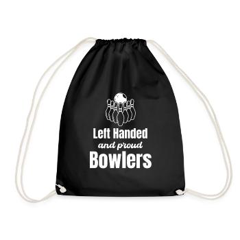 Gaucher Et Fier Bowler Ambidextre - Sac de sport léger - noir - Devant