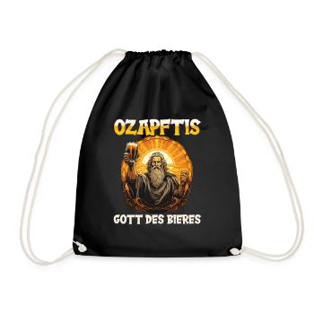 Buveur de bière Amateurs de bière Boire de l’alcool Bière de fête - Sac de sport léger - noir - Devant