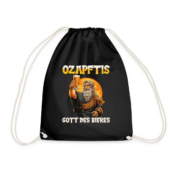 Buveur de bière Amateurs de bière Boire de l’alcool Bière de fête - Sac de sport léger - noir - Devant