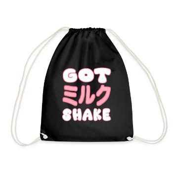 Milkshake : la culture pop japonaise - Sac de sport léger - noir - Devant