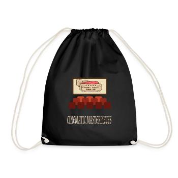 Cinéma Cinéphile Rétro Vintage Classique Cinéma TV - Sac de sport léger - noir - Devant