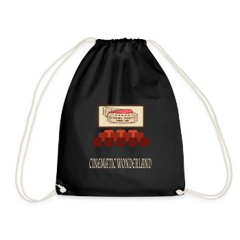 Cinéma Cinéphile Rétro Vintage Classique Cinéma TV - Sac de sport léger - noir - Devant