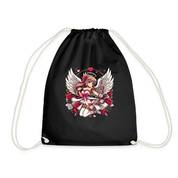 Ange de l’amour - Sac de sport léger - noir - Devant