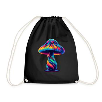 Champignon - Sac de sport léger - noir - Devant
