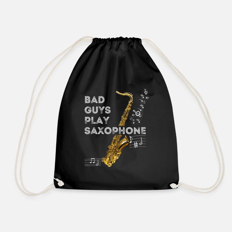 LES MÉCHANTS JOUENT DU SAXOPHONE - Sac de sport léger - noir
