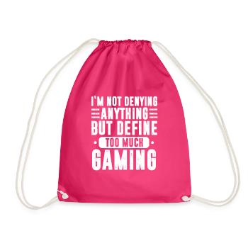 Jeux vidéo drôles Conception de jeux Adulte Gamer Jeux - Sac de sport léger - fuchsia - Devant