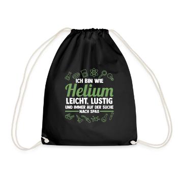 Chemist Science Physics Chemistry - Drawstring Bag - black - Front
