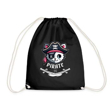 Gasparilla Chat Pirate 3.14 Pi Jour Math Science - Sac de sport léger - noir - Devant