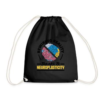 Unlock Your Brain's Potential Neuroplasticity - Turnbeutel - Schwarz - Vorne