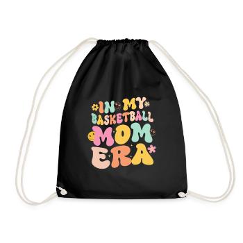 Basketball Mom Basketball Mom Sweet Mom - Drawstring Bag - black - Front