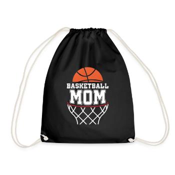 Basketball Mom Basketball Mom Sweet Mom - Drawstring Bag - black - Front