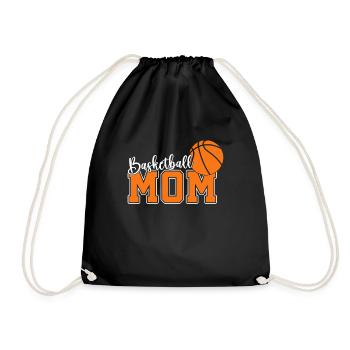 Basketball Mom Basketball Mom Sweet Mom - Drawstring Bag - black - Front