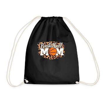 Basketball Mom Basketball Mom Sweet Mom - Drawstring Bag - black - Front