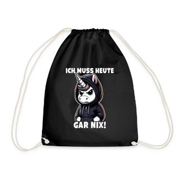 Je n’ai rien de sarcastique aujourd’hui - Sac de sport léger - noir - Devant