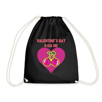 La Saint-Valentin - Sac de sport léger - noir - Devant