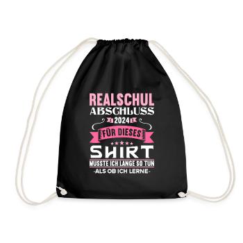 Secondary School Young Girls Secondary School 2024 - Drawstring Bag - black - Front