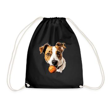 T-shirt Jack Russell pour les propriétaires de - Sac de sport léger - noir - Devant