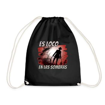 crazy in the shadows - Drawstring Bag - black - Front