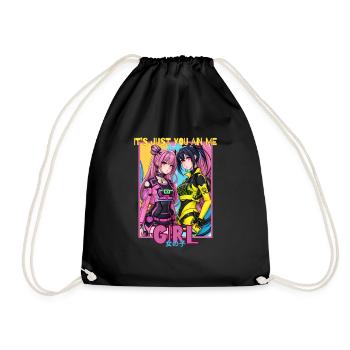 IT S JUST YOU AN ME - Drawstring Bag - black - Front