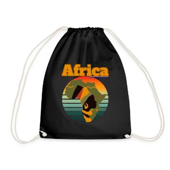 Afrique Afro-descendant - Sac de sport léger - noir - Devant