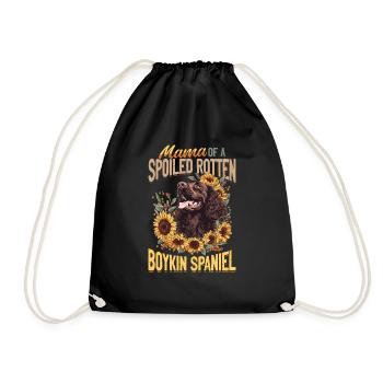 Boykin Spaniel chien race maman d’un - Sac de sport léger - noir - Devant