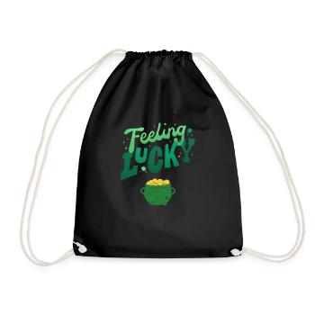 Lucky - Drawstring Bag - black - Front