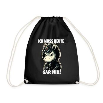 Je n’ai rien de sarcastique aujourd’hui - Sac de sport léger - noir - Devant