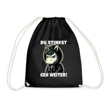 Tu pues Va sur Sarcastique - Sac de sport léger - noir - Devant