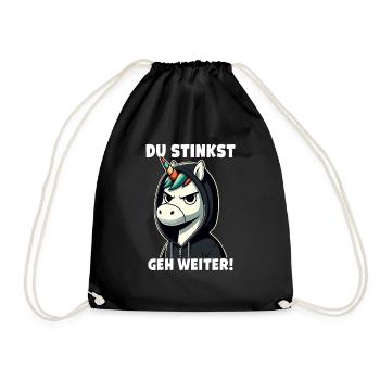 Tu pues Va sur Sarcastique - Sac de sport léger - noir - Devant