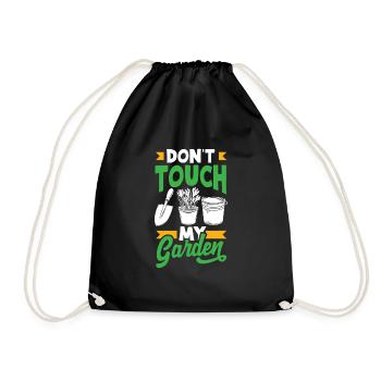 Jardinier, Jardinier, Jardinier, Jardinier Amateur, Plantes - Sac de sport léger - noir - Devant