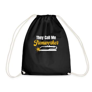 On m’appelle ferronnier, artisan, - Sac de sport léger - noir - Devant