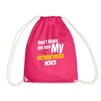 Ne me forcez pas à tuer mon ferronnier - Sac de sport léger - fuchsia - Devant