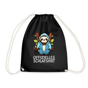 Paresse - Sac de sport léger - noir - Devant