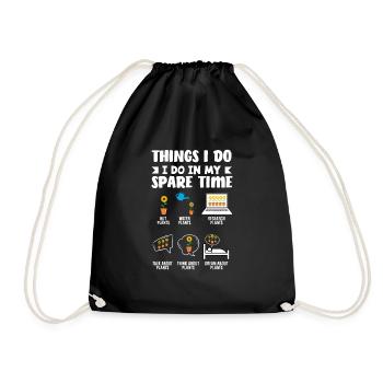 Jardinier, Jardinier, Jardinier, Jardinier Amateur, Plantes - Sac de sport léger - noir - Devant
