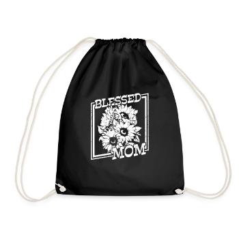 Sonnenblumen Mama Mutter Maman tournesol - Sac de sport léger - noir - Devant