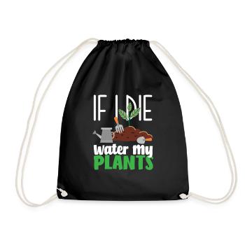 Jardinier, Jardinier, Jardinier, Jardinier Amateur, Plantes - Sac de sport léger - noir - Devant